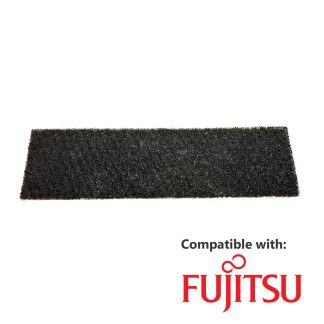 Fujitsu General UTR-FA15 carbon compatible filter in an overhead view with Fujitsu logo